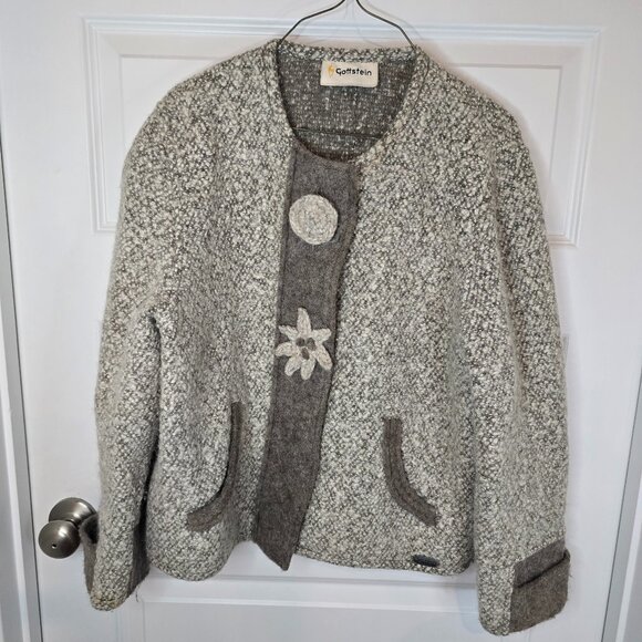 Gottstein Tops - Gottstein Gray Wool Sweater